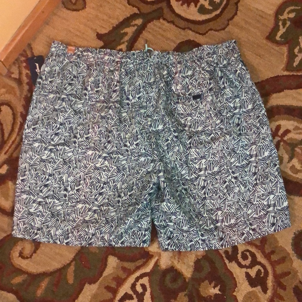 JUST SPEED Size 4X Swim Trunks Mesh Lined Flat front 3 Pocket $63 NEW